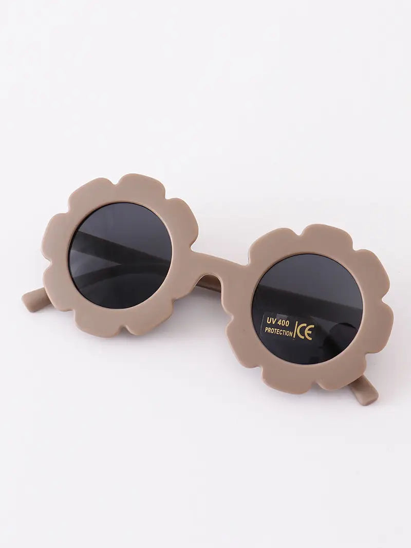 Taupe Groovy Sunglasses - Doodlebug's Children's Boutique