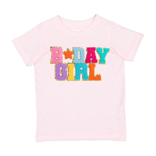 Birthday Girl Patch Shirt  - Doodlebug's Children's Boutique