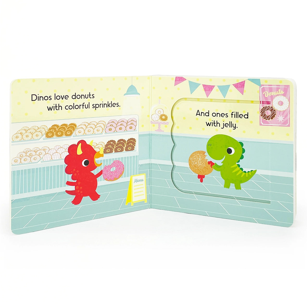 Dinos Love Donuts Book - Doodlebug's Children's Boutique
