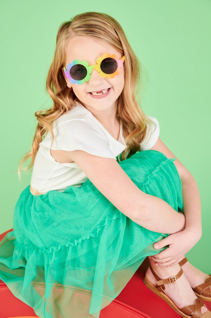 Flower Power Sunglasses - Doodlebug's Children's Boutique