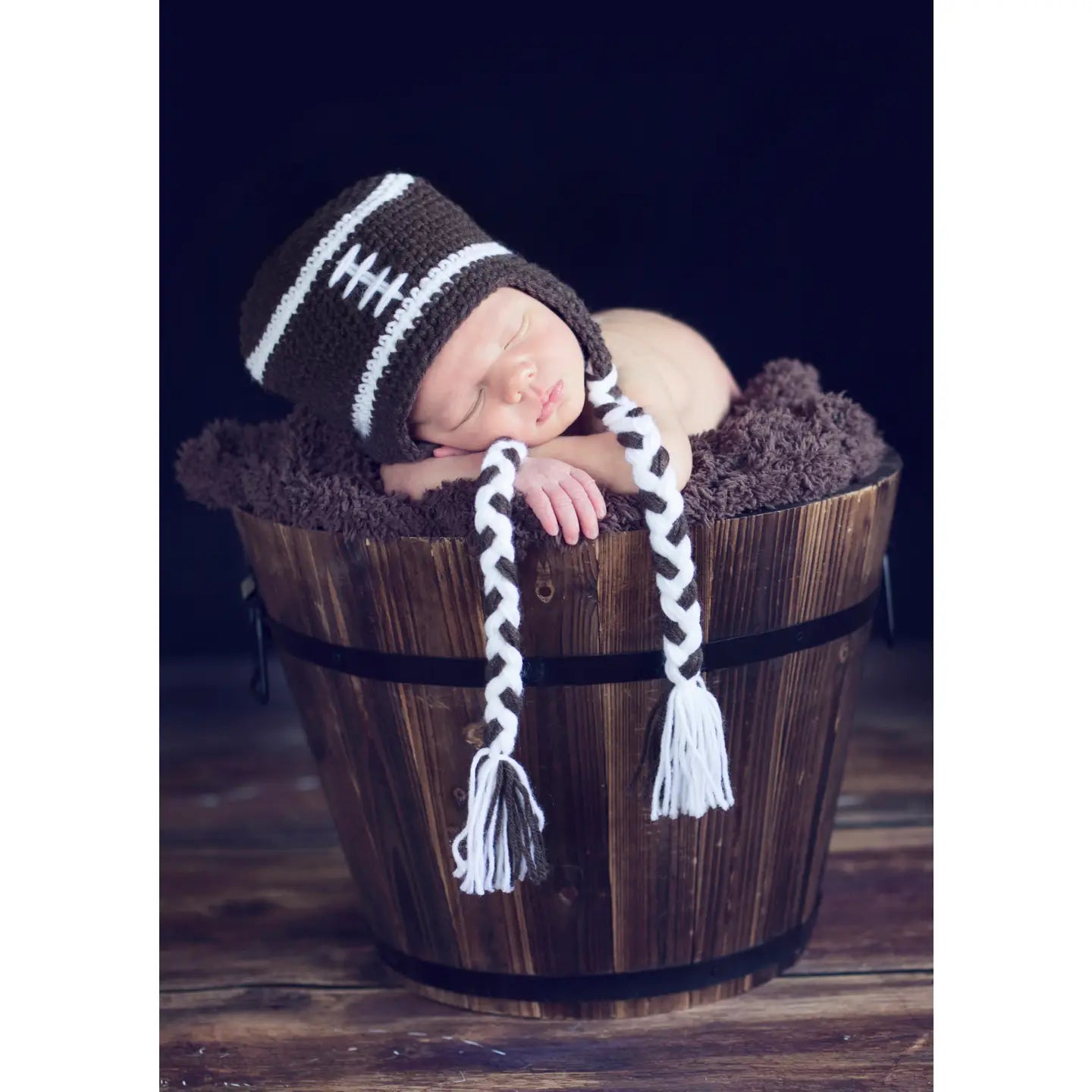 Payton Football Crochet Hat - Doodlebug's Children's Boutique