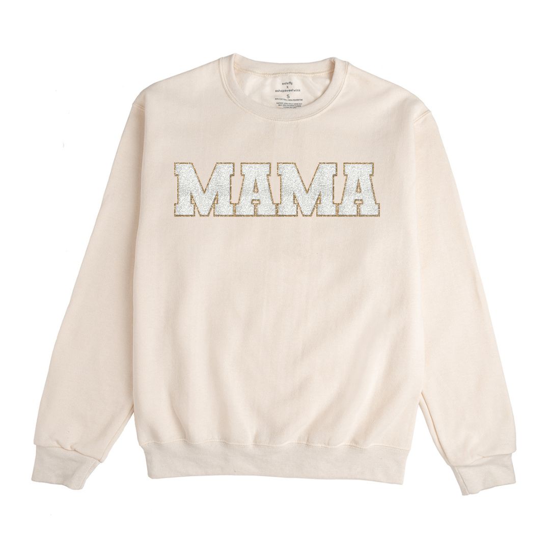 Mama Patch Adult Sweatshirt - Doodlebug's Children's Boutique