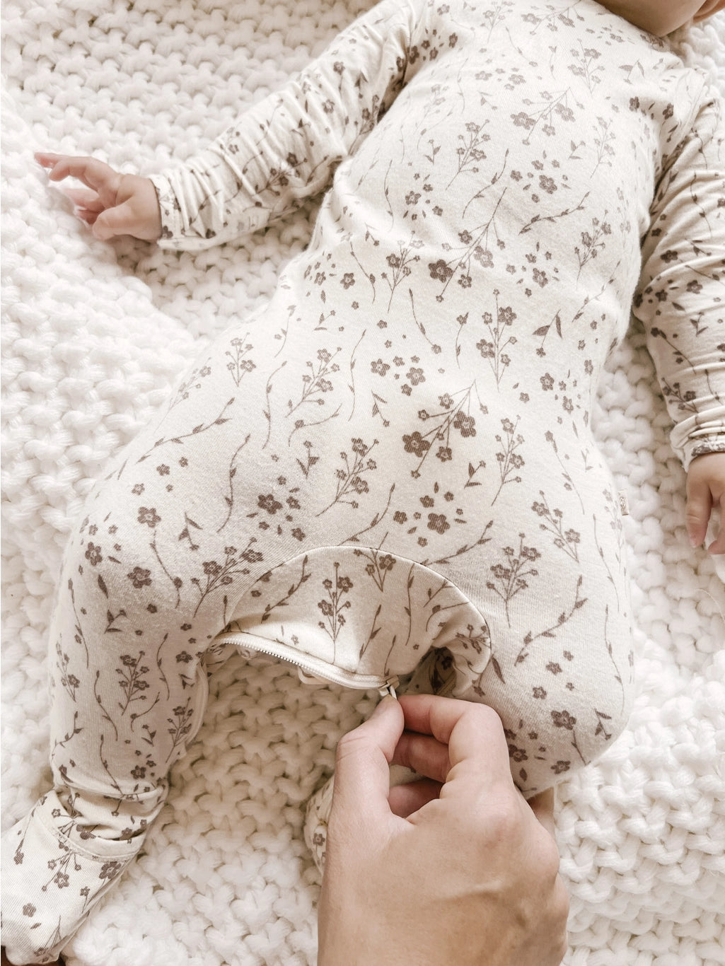 Convertible Pajama in Dainty - Doodlebug's Children's Boutique