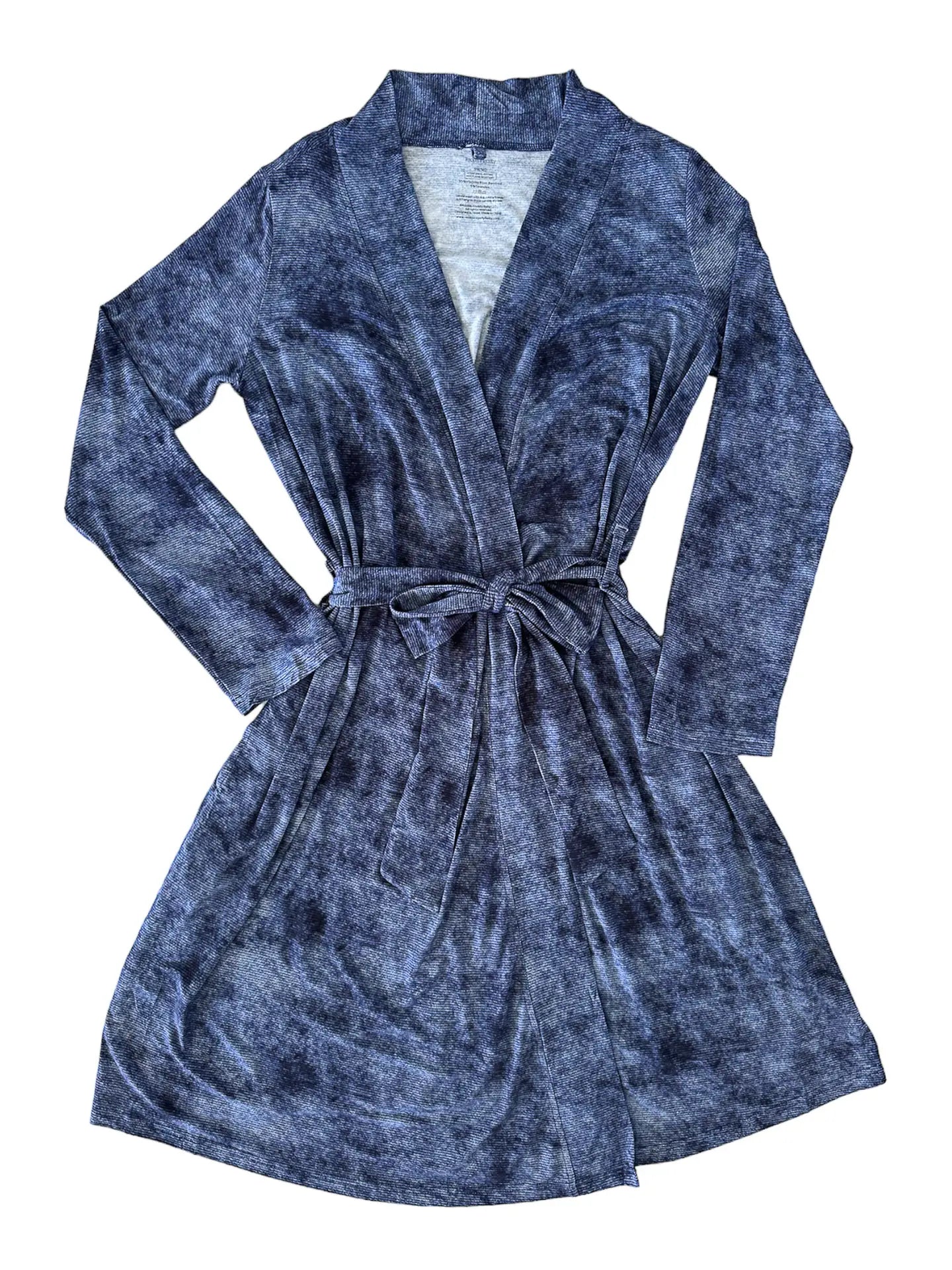 Denim Print Mommy Robe