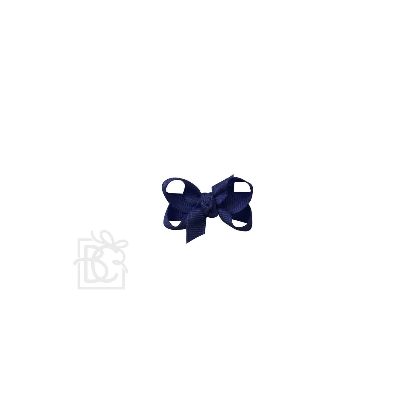 Tiny Bow in Navy - Doodlebug's Children's Boutique