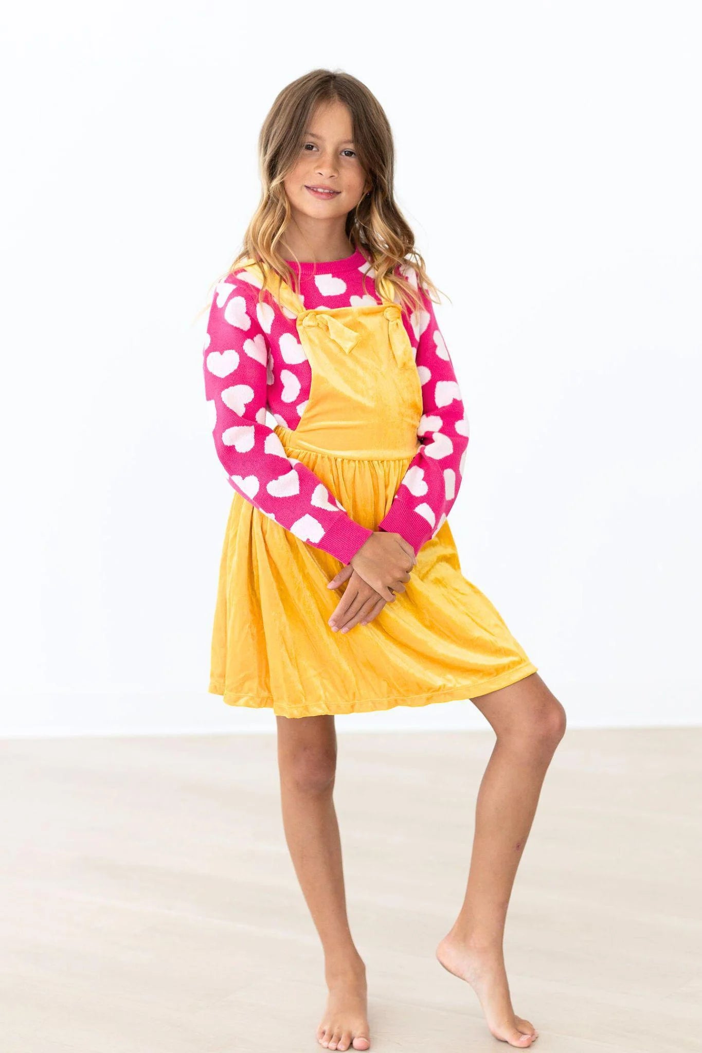 Hot Pink Hearts Sweater - Doodlebug's Children's Boutique
