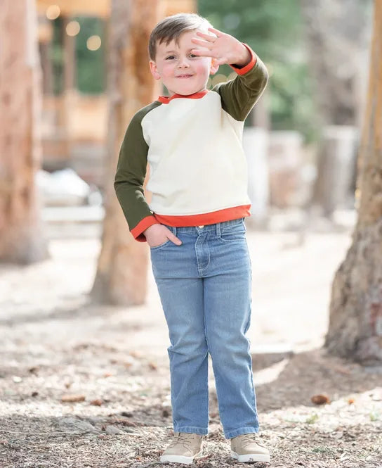 Straight Jeans in Light Wash - Doodlebug's Children's Boutique