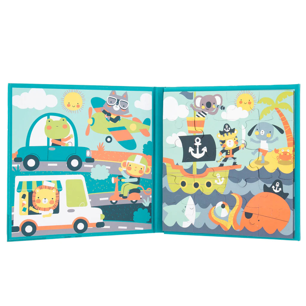 4 in 1 Magnetic Puzzle for Boy  - Doodlebug's Children's Boutique