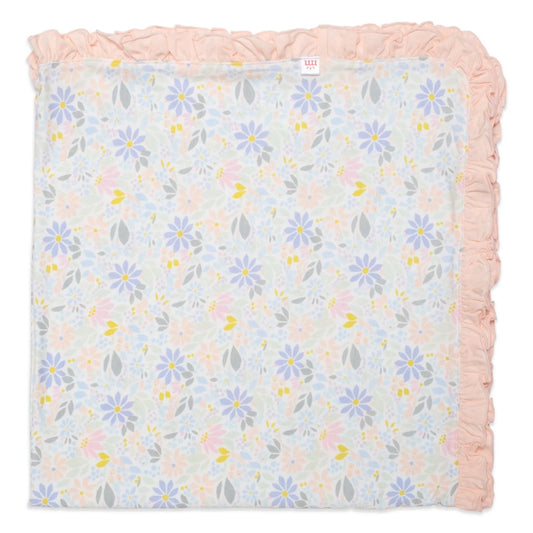 Darby Modal Ruffle Baby Blanket  - Doodlebug's Children's Boutique