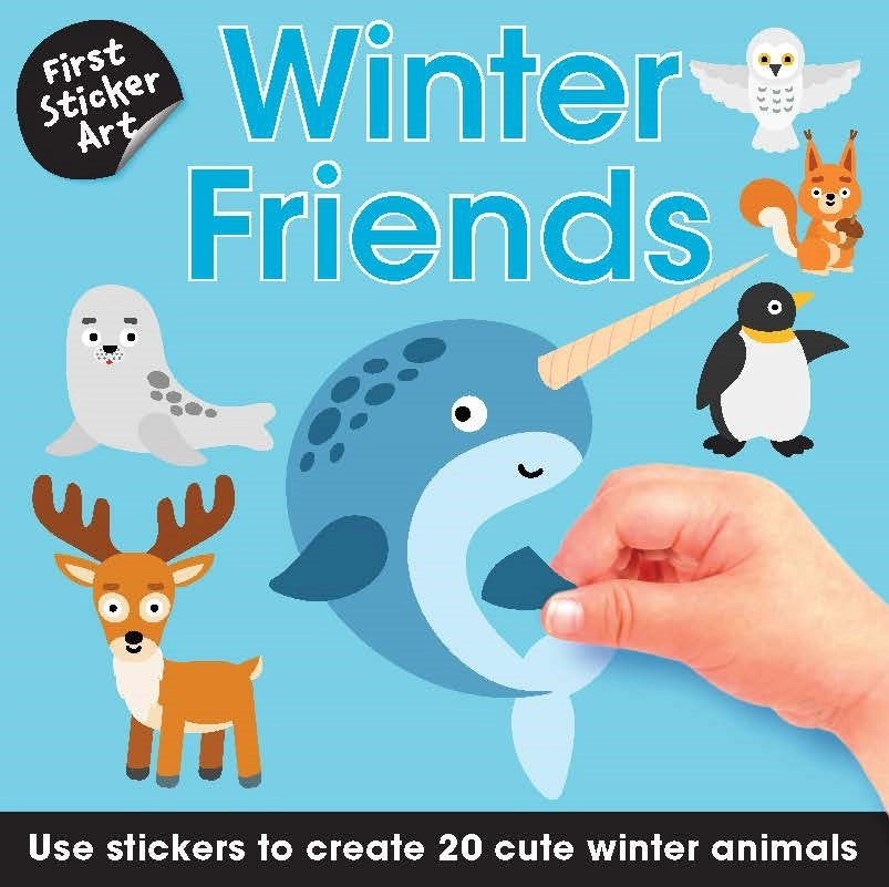 Winter Friends First Sticker Art Book - Doodlebug's Children's Boutique