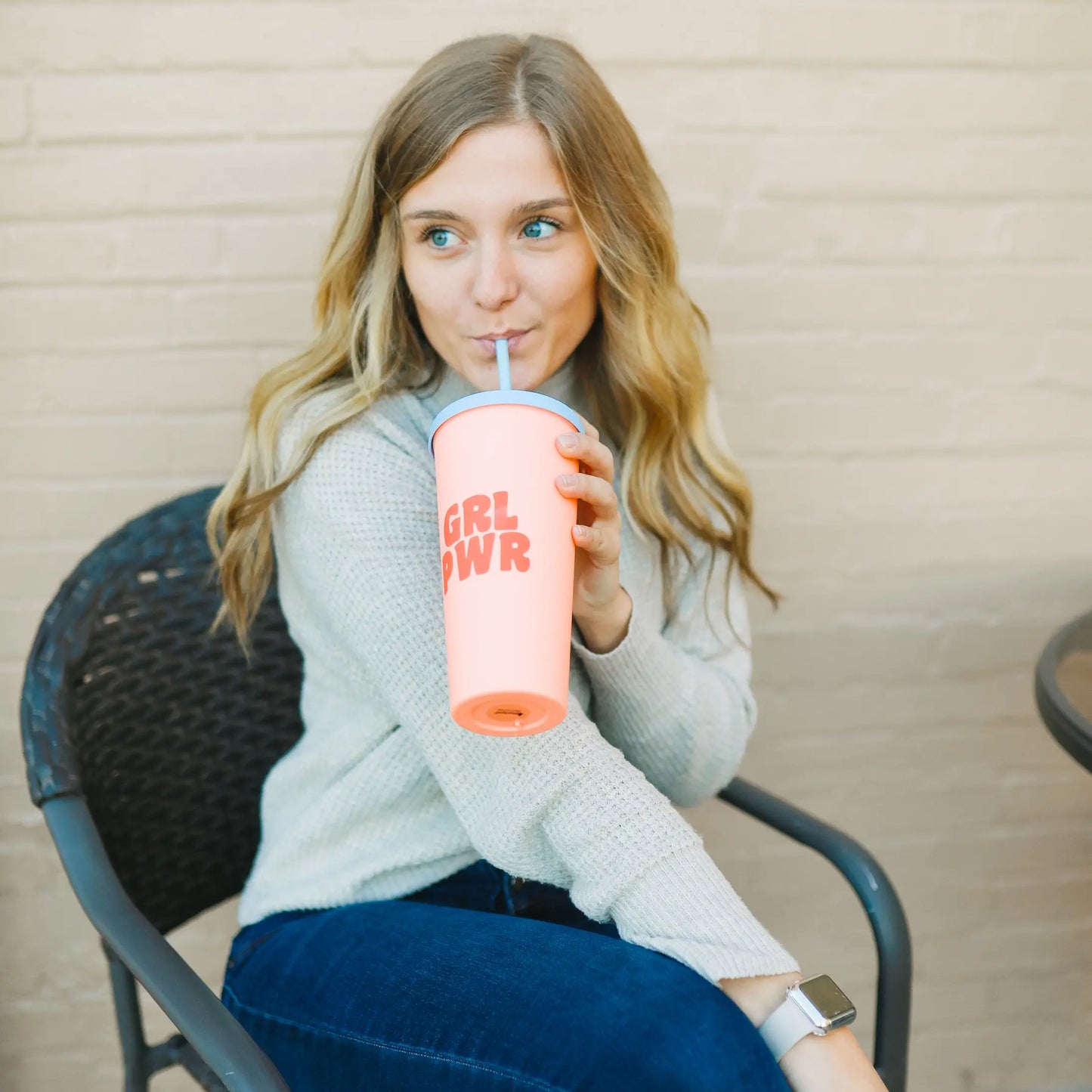 Girl Power Tumbler - Doodlebug's Children's Boutique
