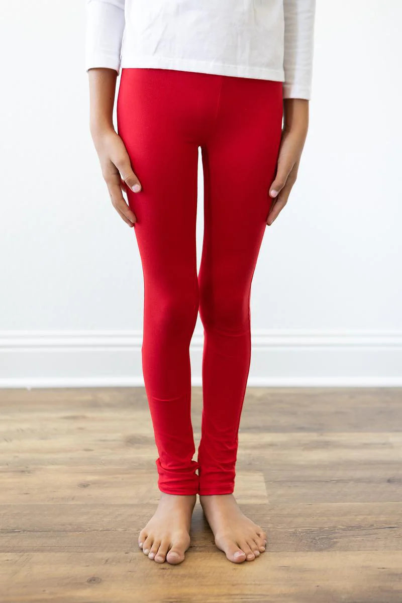 Red Leggings - Doodlebug's Children's Boutique