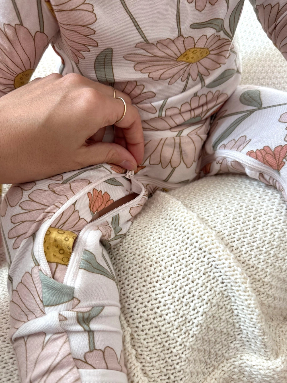 Convertible Pajama in Beauty - Doodlebug's Children's Boutique