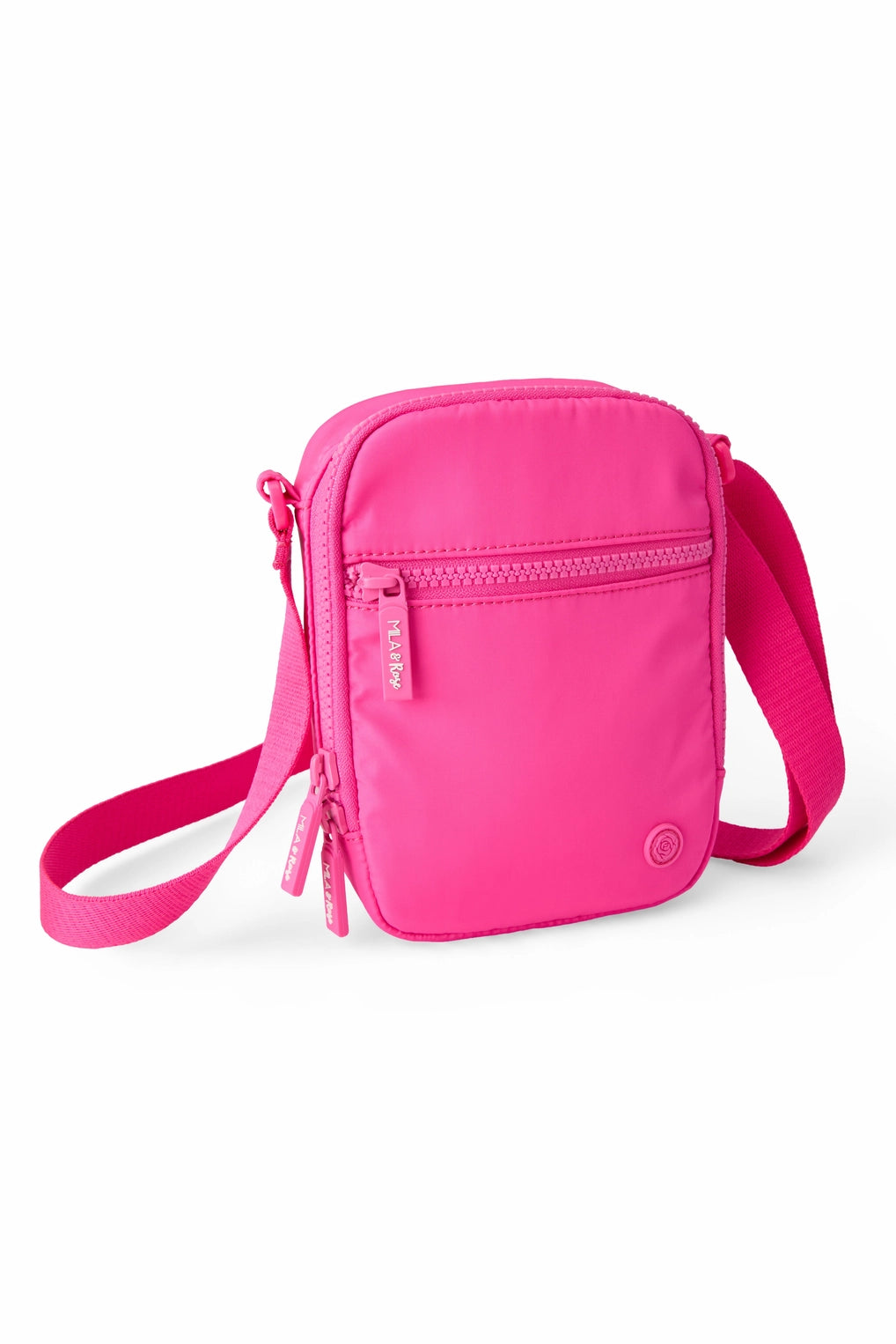 Neon Pink Crossbody Bag - Doodlebug's Children's Boutique