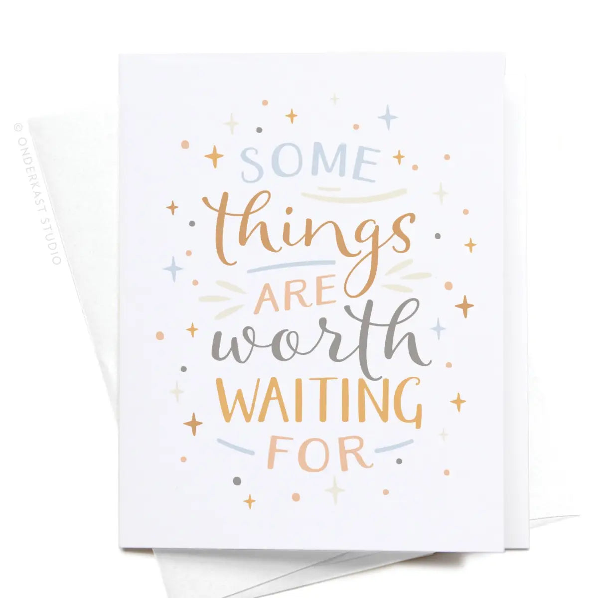 Worth Waiting For Greeting Card - Doodlebug's Children's Boutique