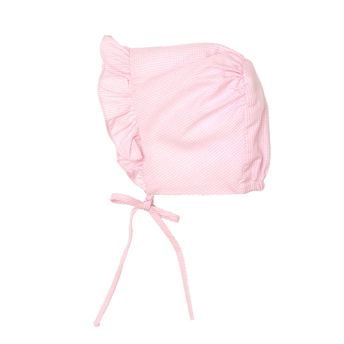 Pink Gingham Newborn Bishop Dress Set - Doodlebug's Children's Boutique
