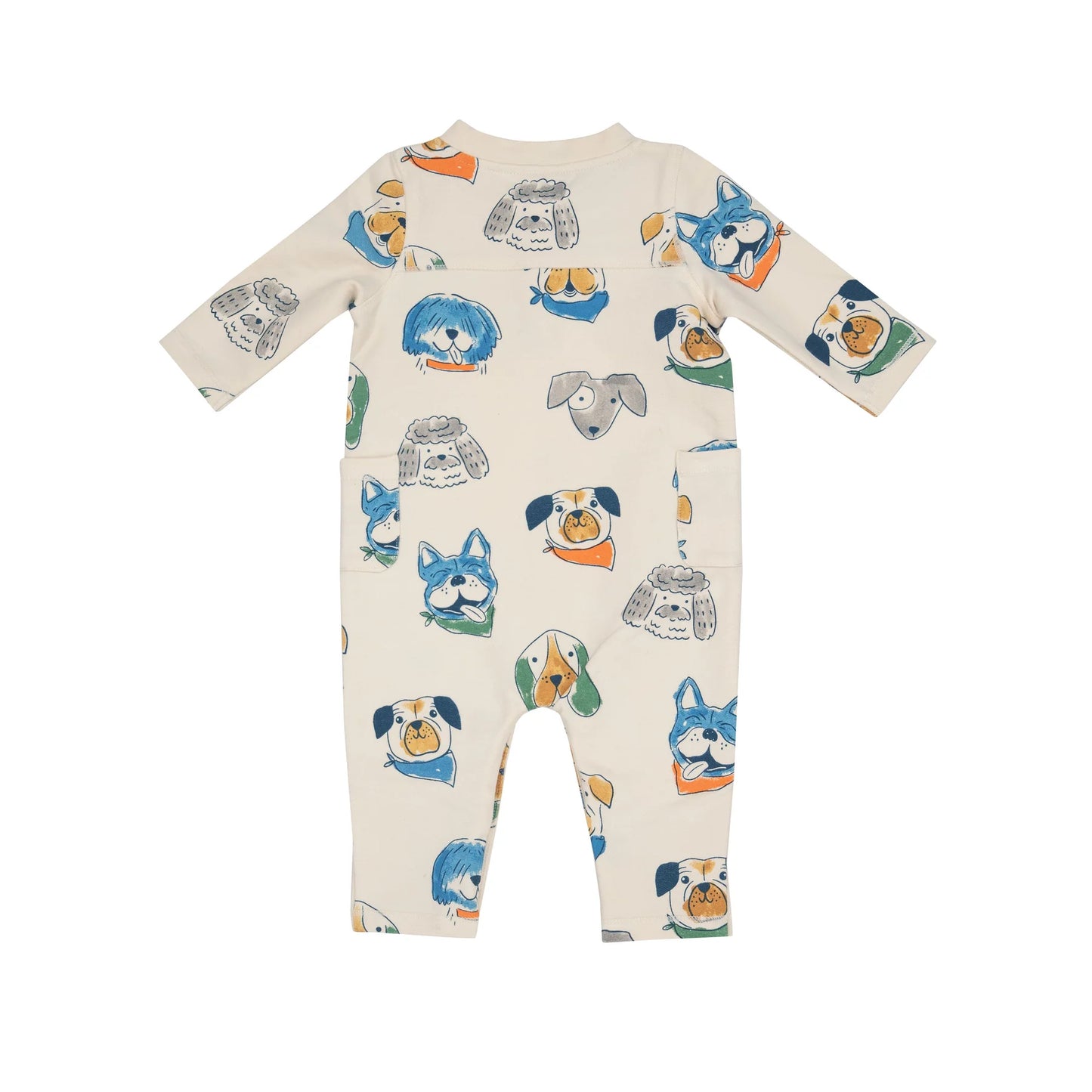 French Terry Romper in Furry Friends - Doodlebug's Children's Boutique