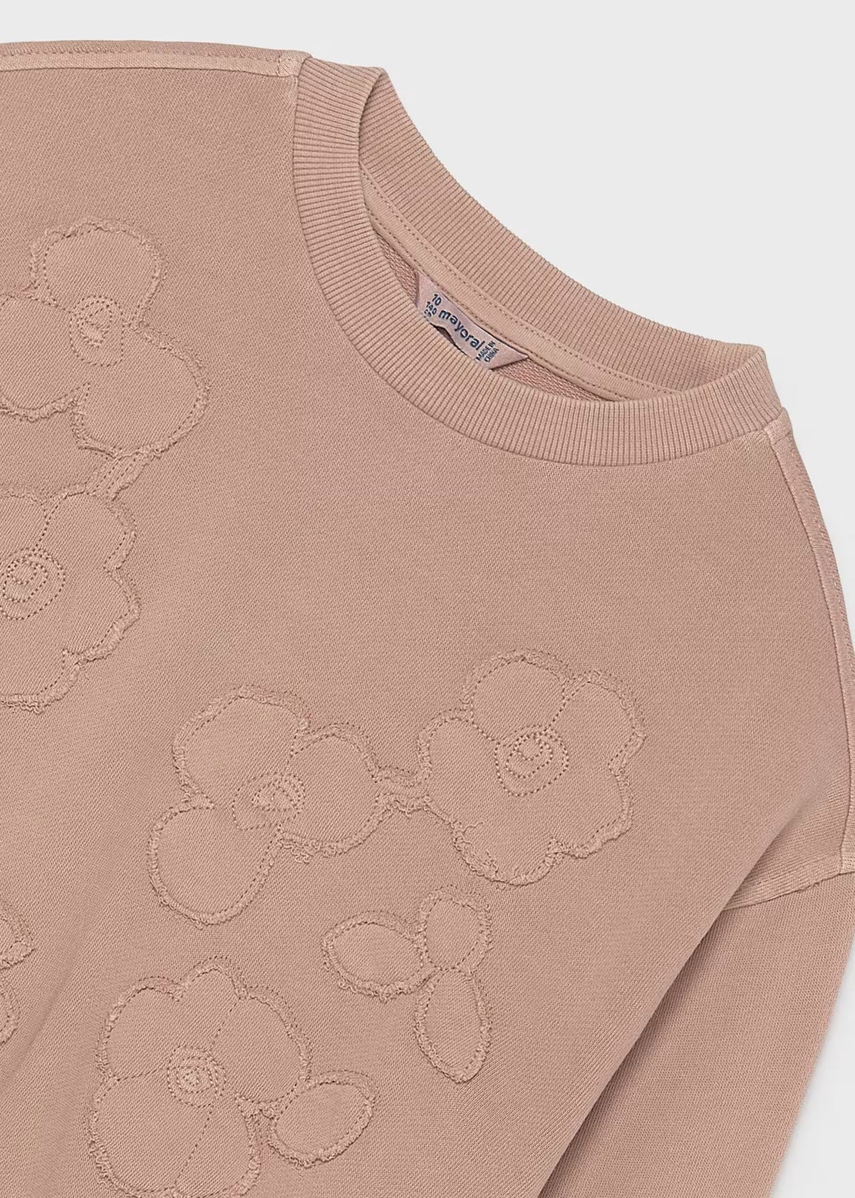 Blush Embroidered Pullover - Doodlebug's Children's Boutique