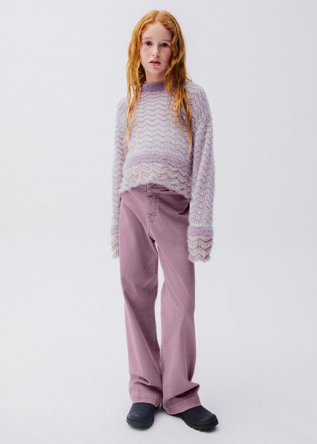 Lavender Wide Leg Pants - Doodlebug's Children's Boutique