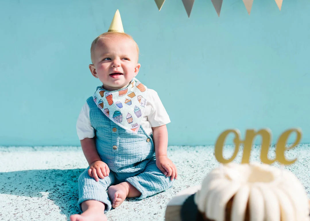 Confetti 2 Pack Bandana Bibs - Doodlebug's Children's Boutique
