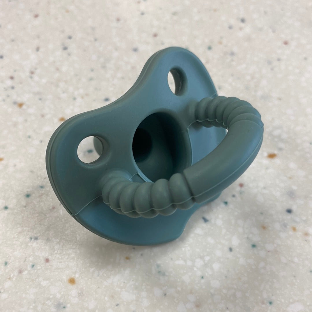 Round Sili Soother in Dragonfly - Doodlebug's Children's Boutique