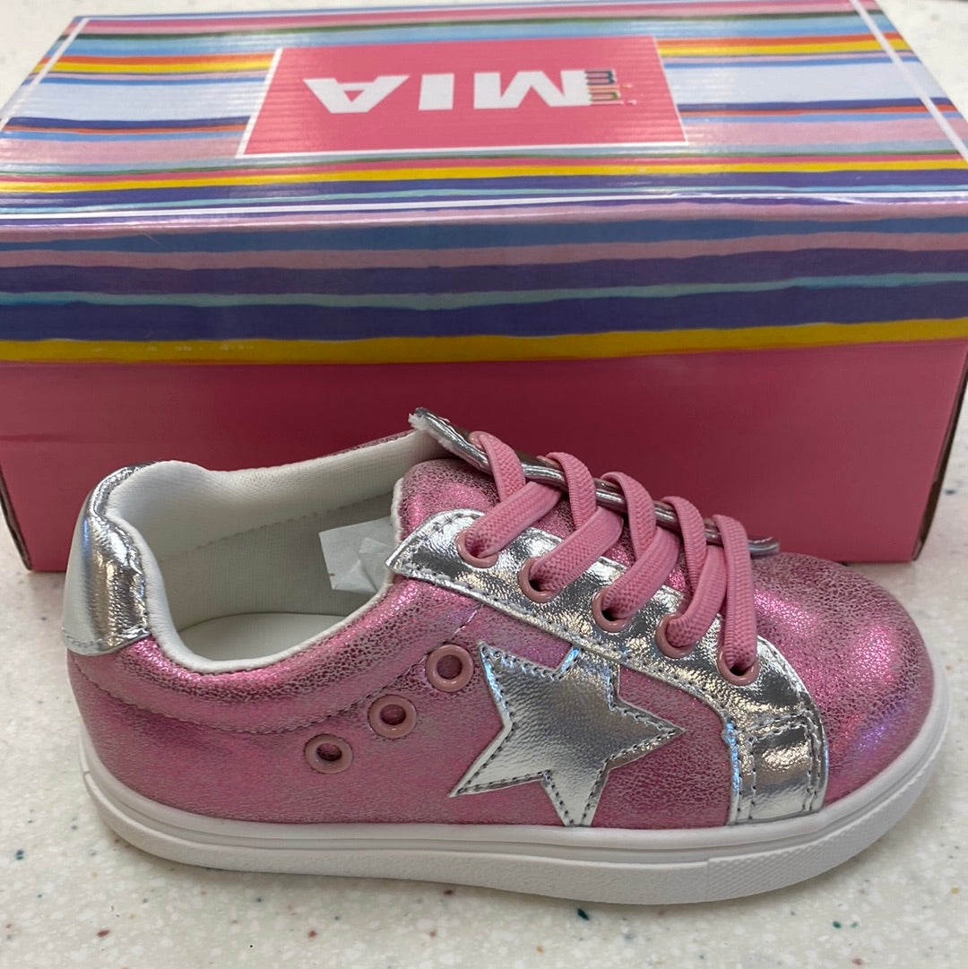 Lil Sparklee Sneaker in Pink - Doodlebug's Children's Boutique