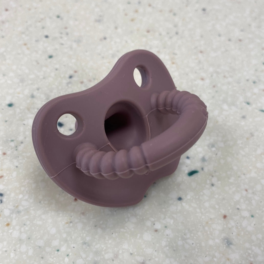 Flat Sili Soother in Wisteria - Doodlebug's Children's Boutique