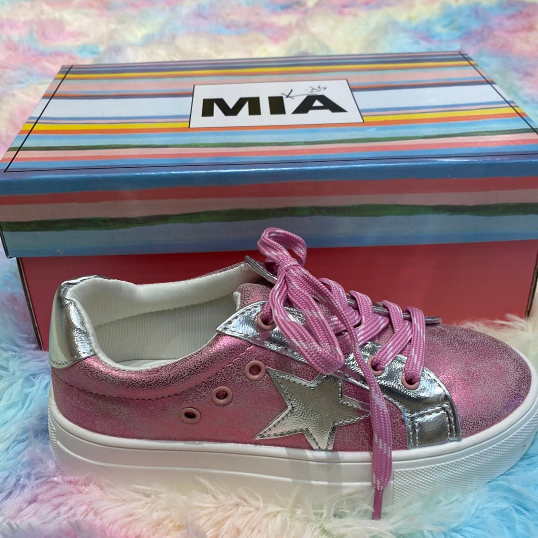Sparklee Sneaker in Pink - Doodlebug's Children's Boutique