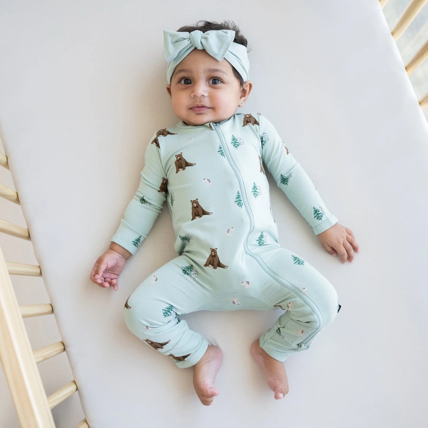 Zippered Romper in Trail - Doodlebug's Children's Boutique