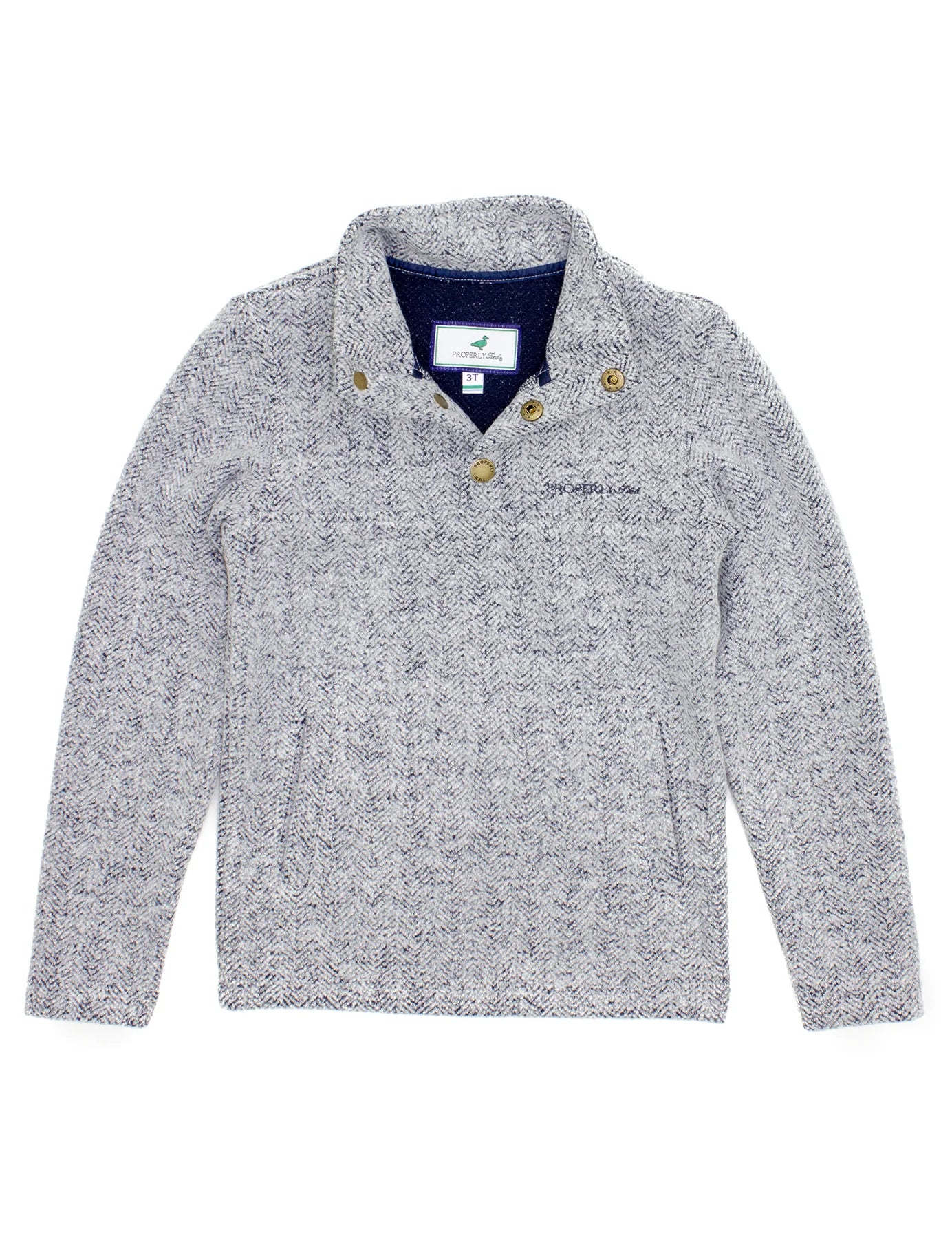 Upland Pullover in Navy - Doodlebug's Children's Boutique