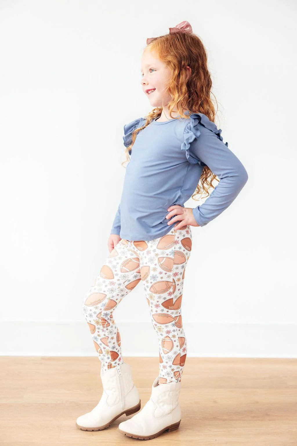 Football Friday Leggings - Doodlebug's Children's Boutique