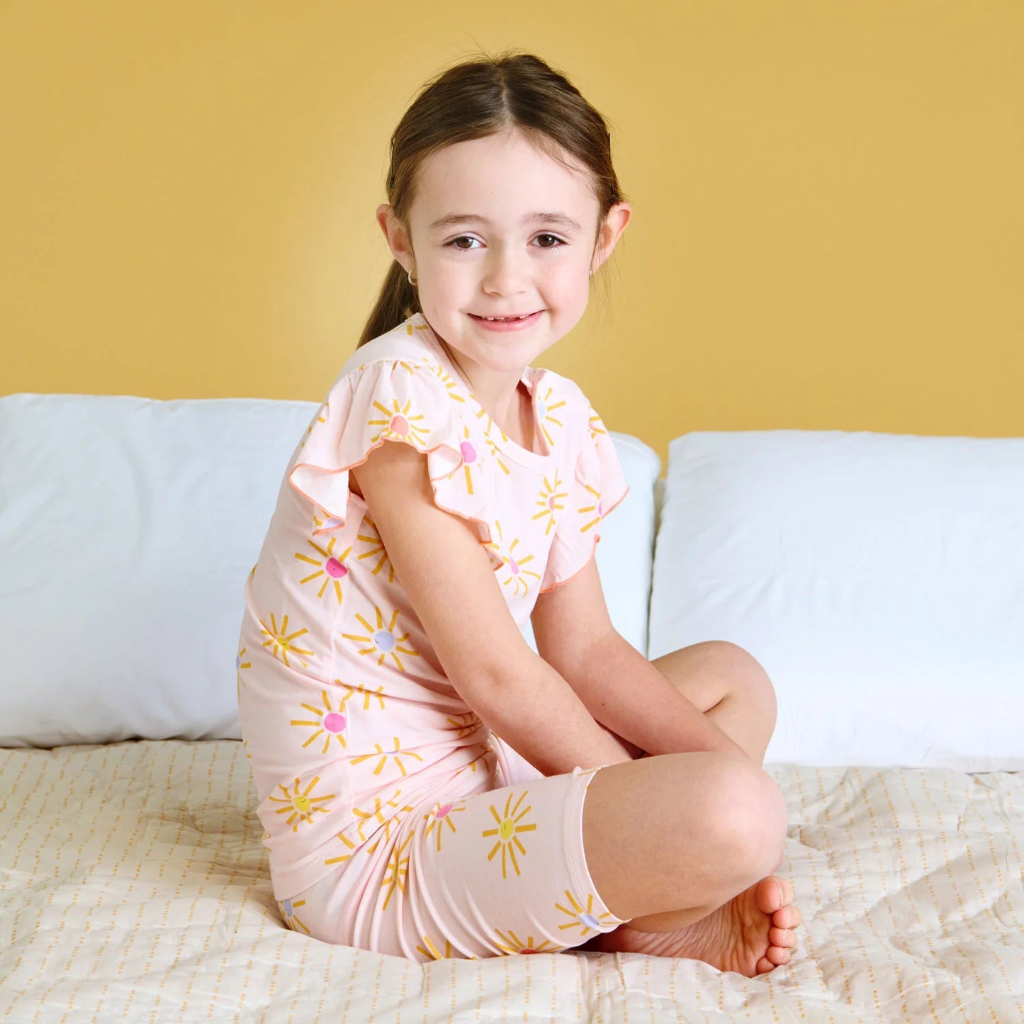 Put on Your Sunnies Modal Magnetic Short Sleeve Pajamas - Doodlebug's Children's Boutique