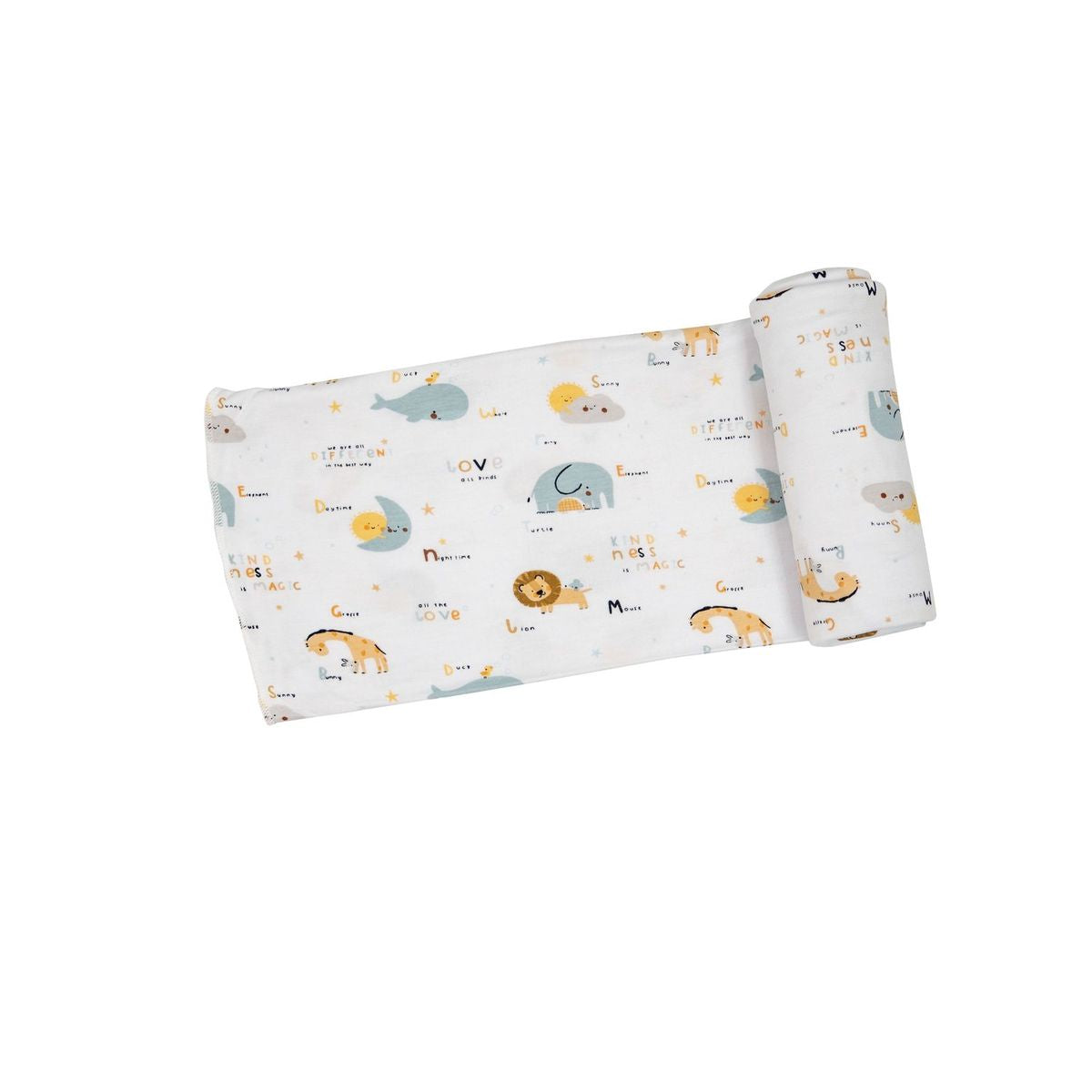 Bamboo Swaddle in Full of Love - Doodlebug's Children's Boutique