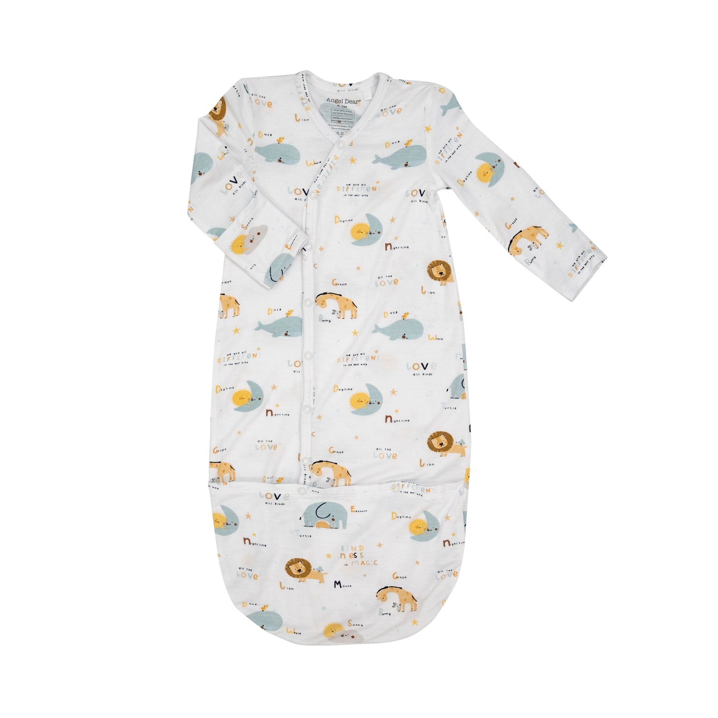 Bundler Gown in Full of Love - Doodlebug's Children's Boutique