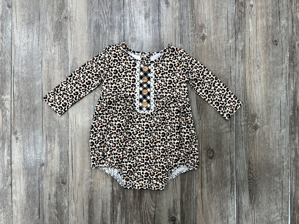 Leopard Petal Bubble - Doodlebug's Children's Boutique