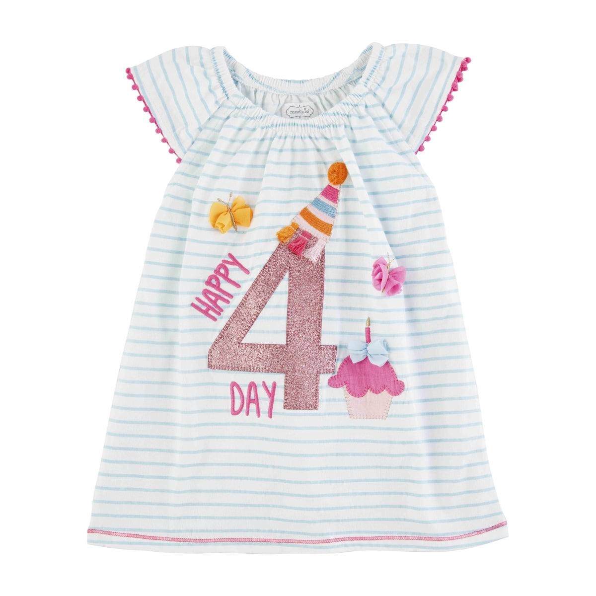 4th Birthday Tunic - Doodlebug's Children's Boutique