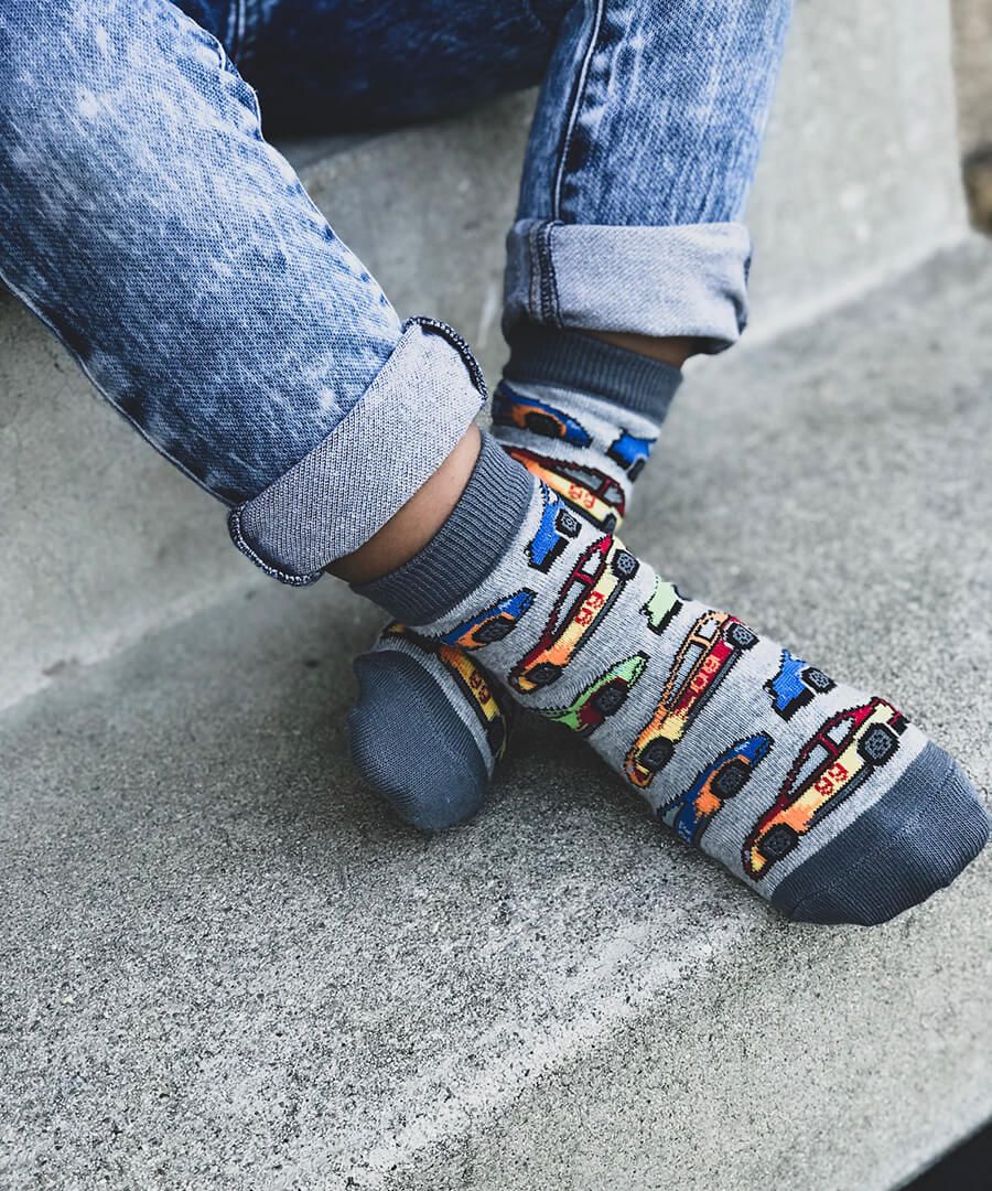 Race Car Socks - Doodlebug's Children's Boutique