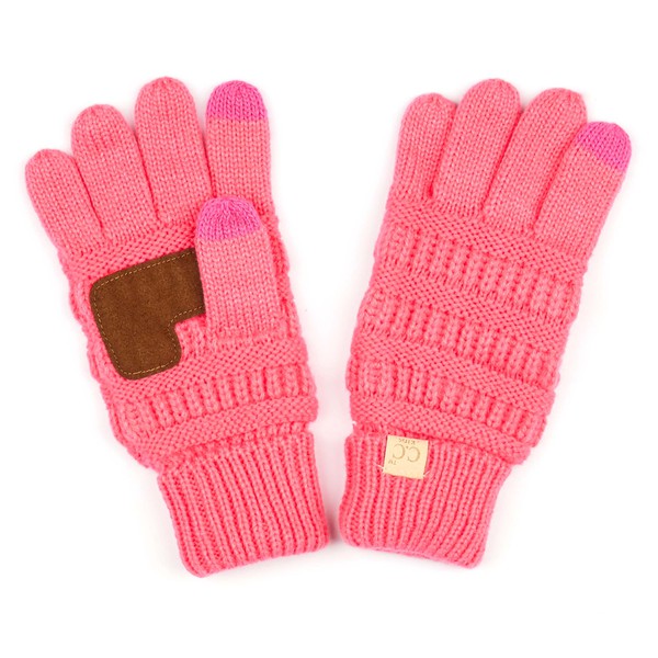 Candy Pink Kids Gloves - Doodlebug's Children's Boutique