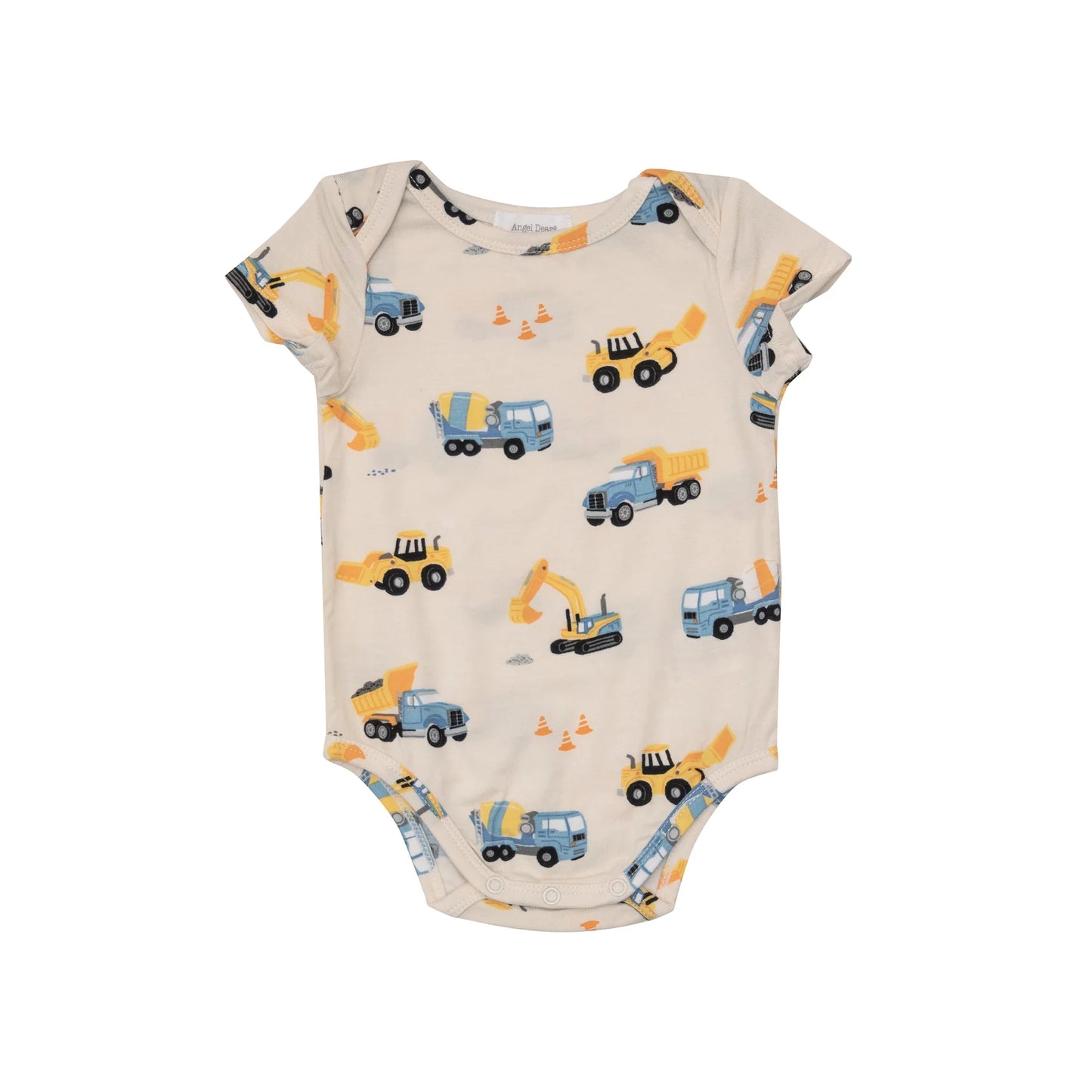 Bodysuit in Construction Trucks - Doodlebug's Children's Boutique