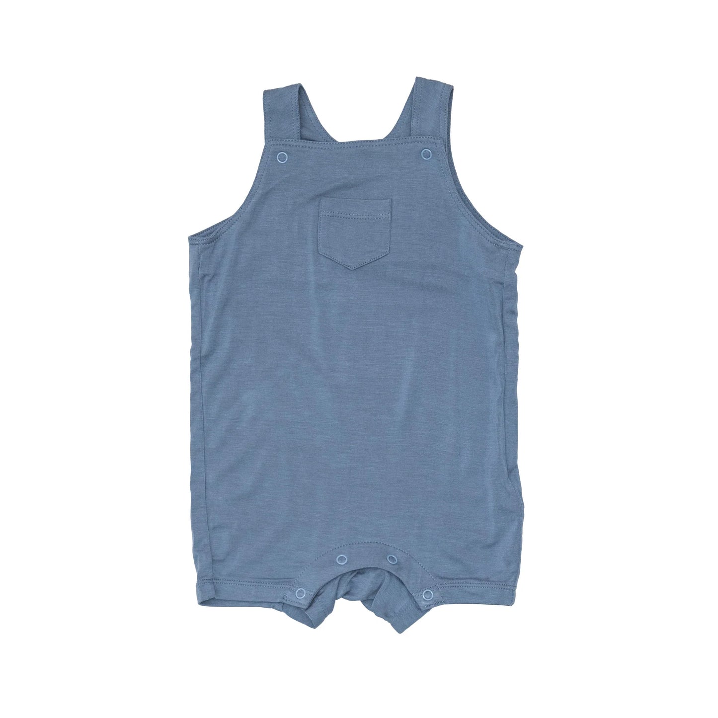 Overall Shortie in Construction Trucks Riviera - Doodlebug's Children's Boutique