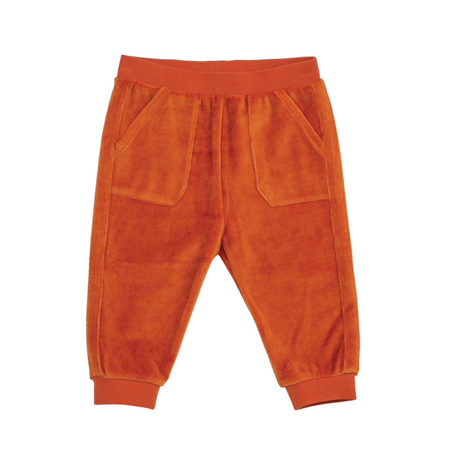 Velour Hoodie and Jogger in Rust - Doodlebug's Children's Boutique
