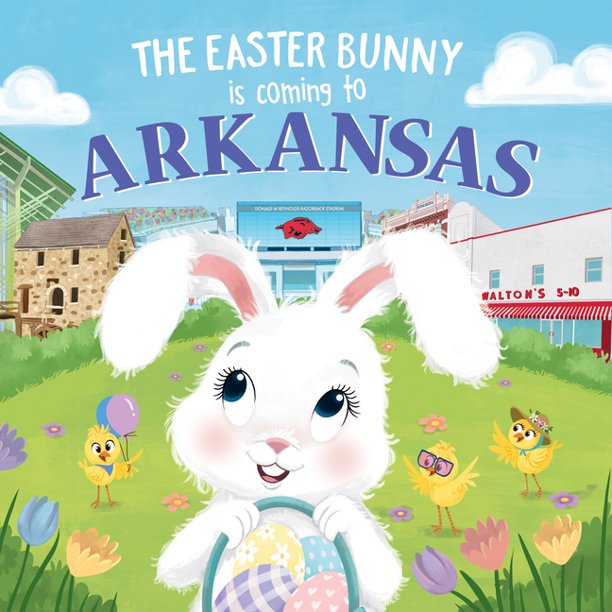 The Easter Bunny is Coming to Arkansas Book - Doodlebug's Children's Boutique