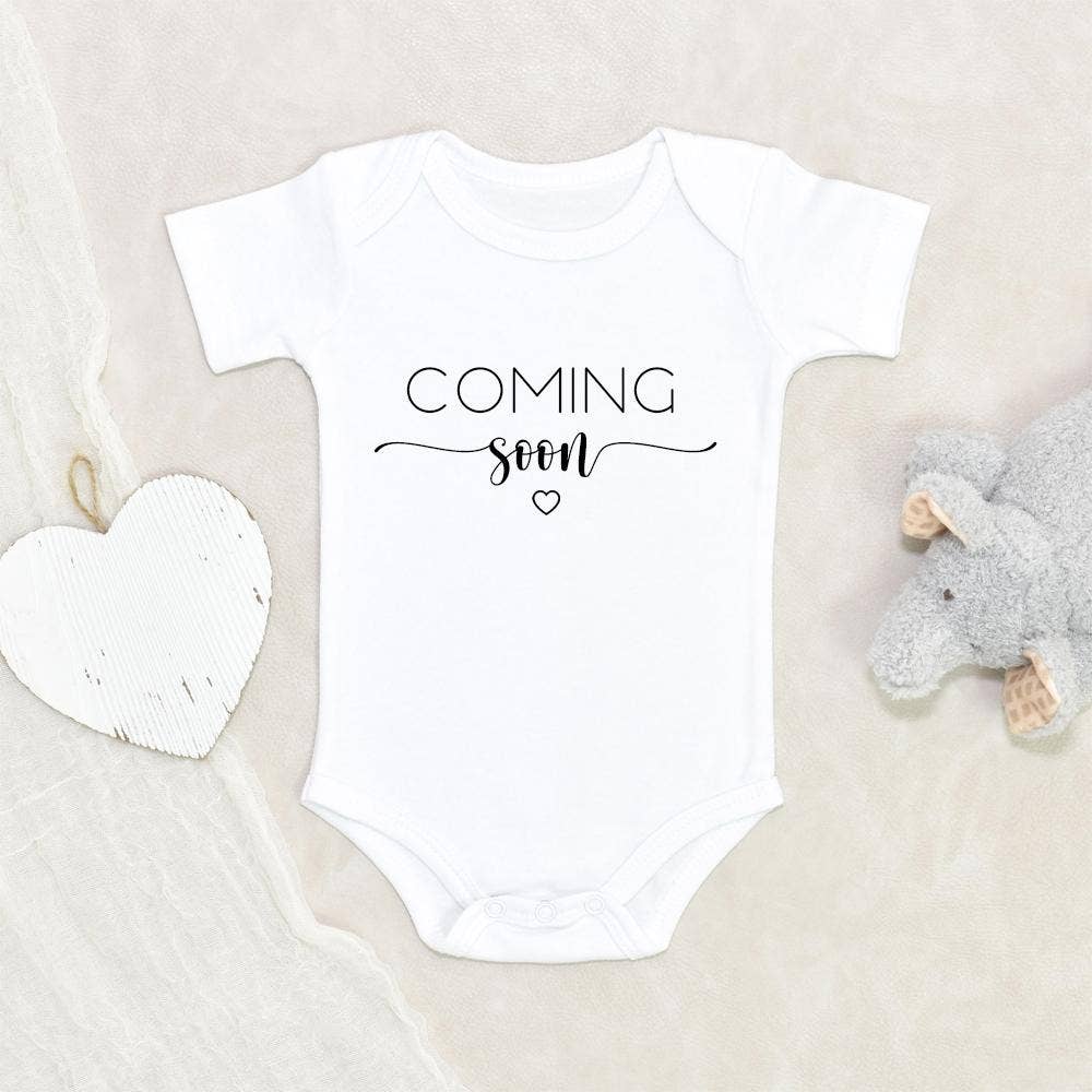 Coming Soon Pregnancy Announcement Onesie - Doodlebug's Children's Boutique