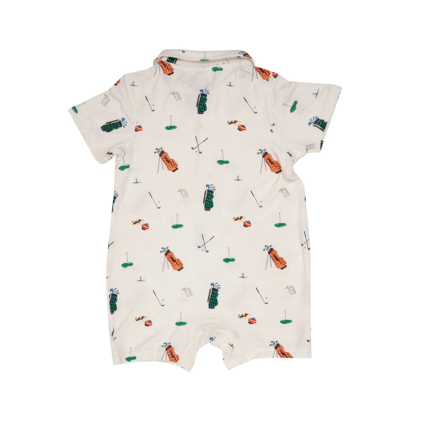 Polo Shortie in Golf - Doodlebug's Children's Boutique