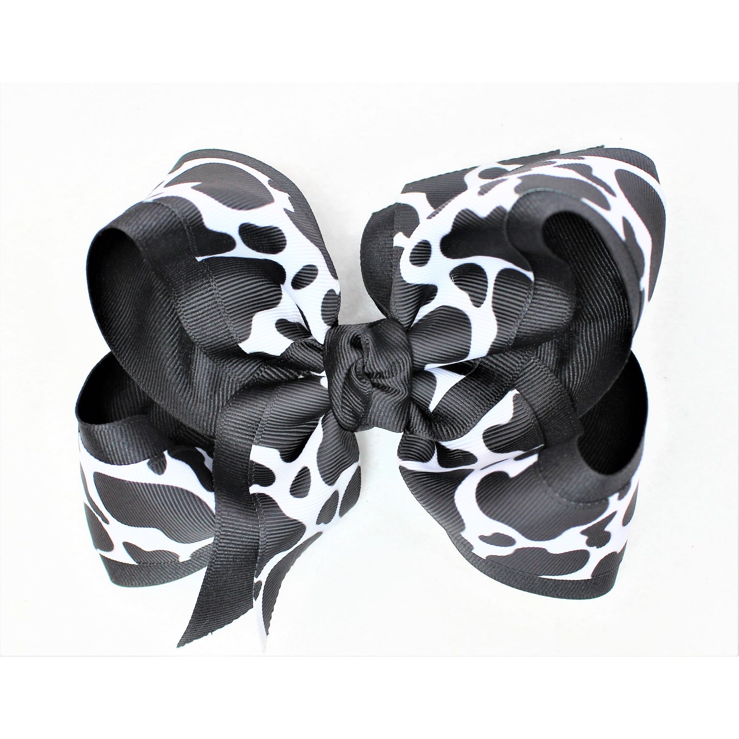 Layered Cow Bow - Doodlebug's Children's Boutique