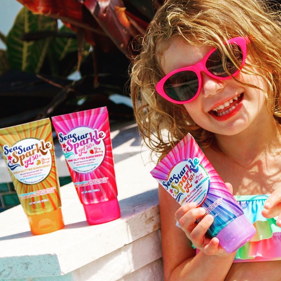 Party Cake SPF 50+ Rainbow Glitter Sunscreen - Doodlebug's Children's Boutique