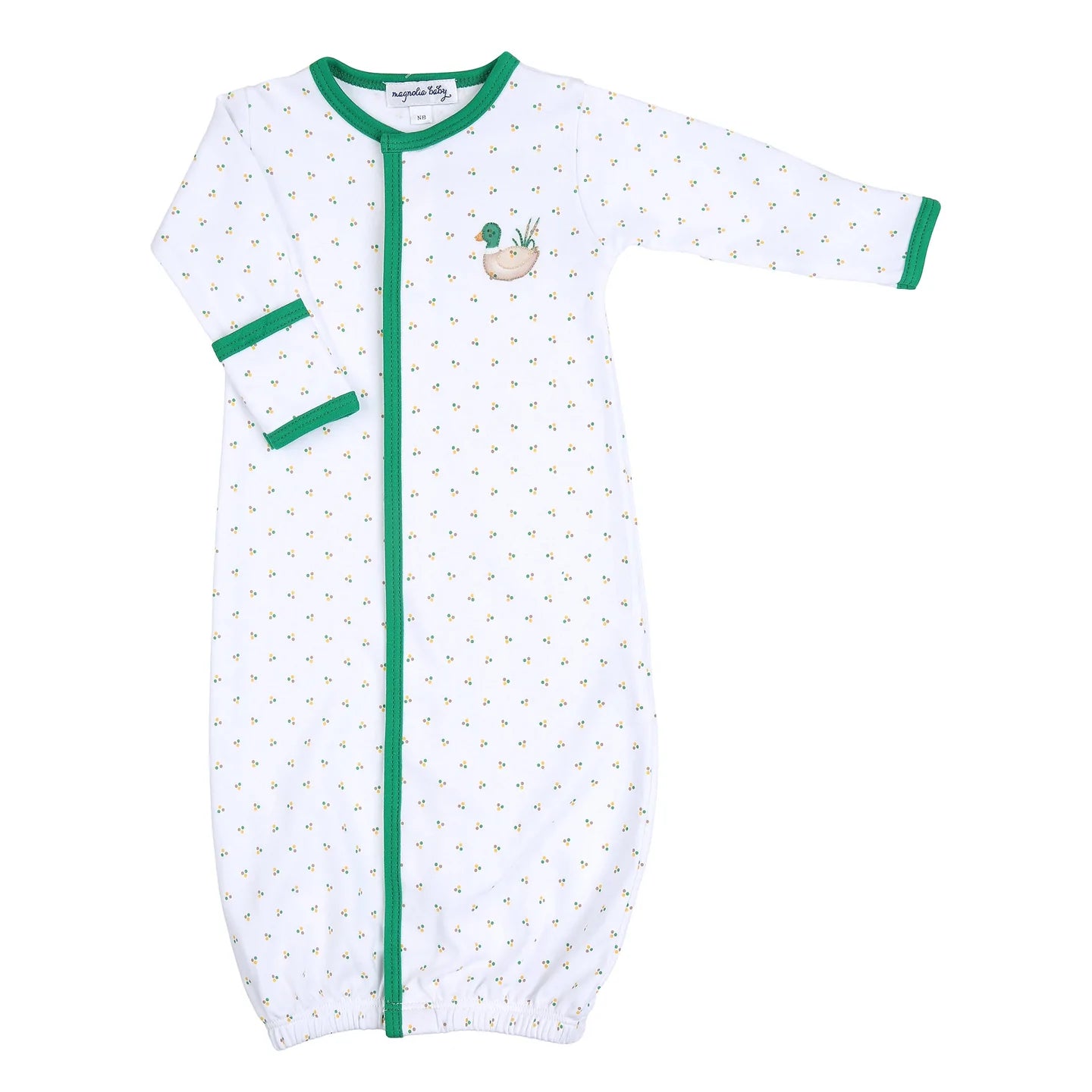 Marvelous Mallards Embroidered Converter Gown - Doodlebug's Children's Boutique