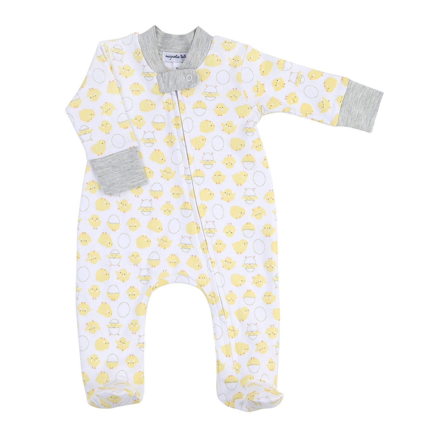 Hatchlings Printed Zippered Footie - Doodlebug's Children's Boutique