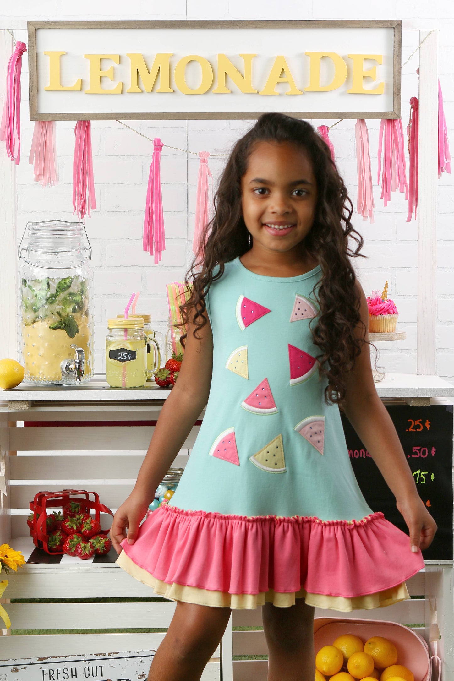 Sweet Watermelon Dress - Doodlebug's Children's Boutique