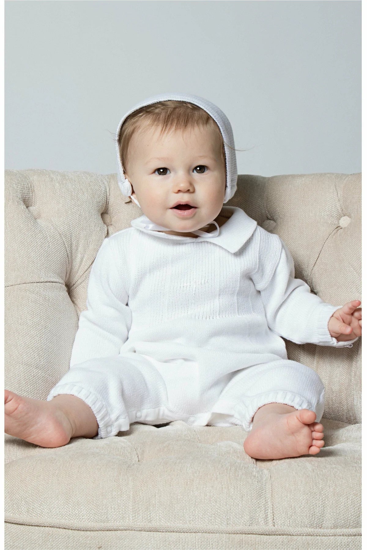 Cross Sweater Outfit with Bonnet - Doodlebug's Children's Boutique